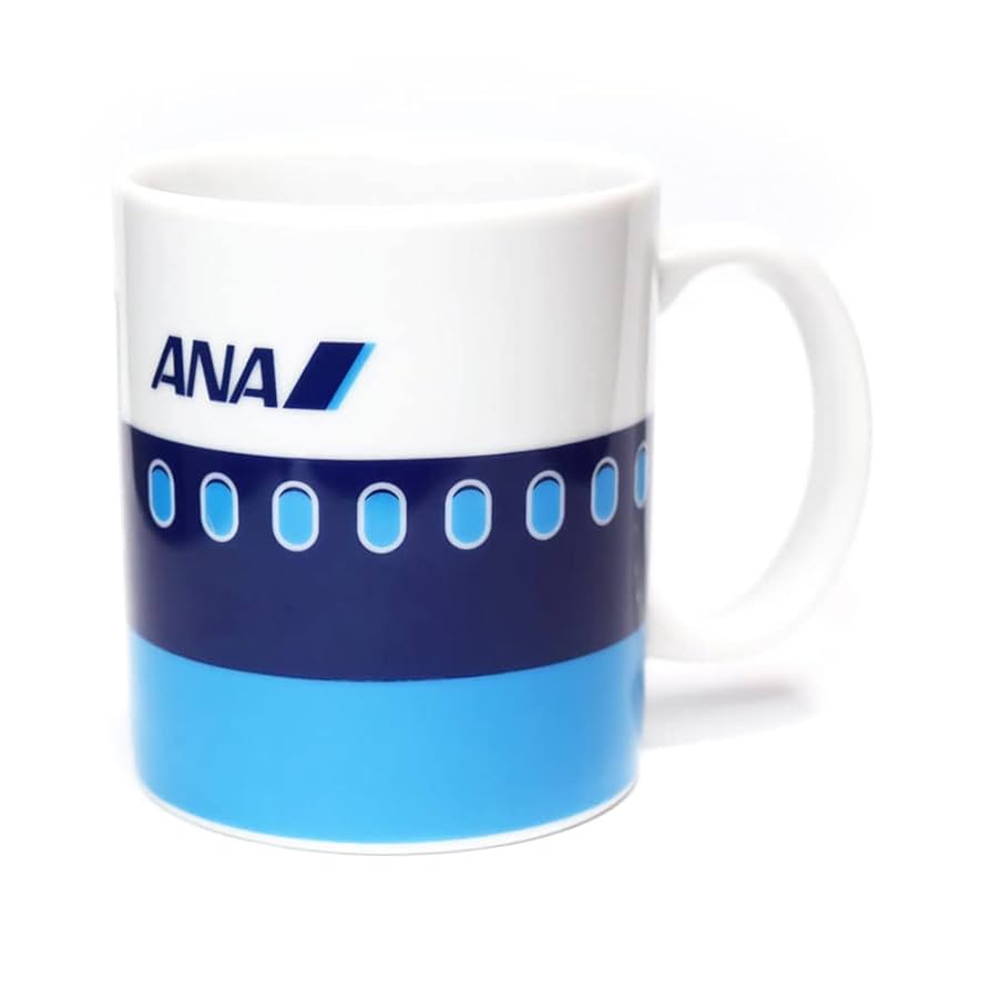 ANA 航空機デザイン マグカップ 2個セット 新品未使用】＜ANAオリジナル＞機内紙コップデザイン陶器マグ《2